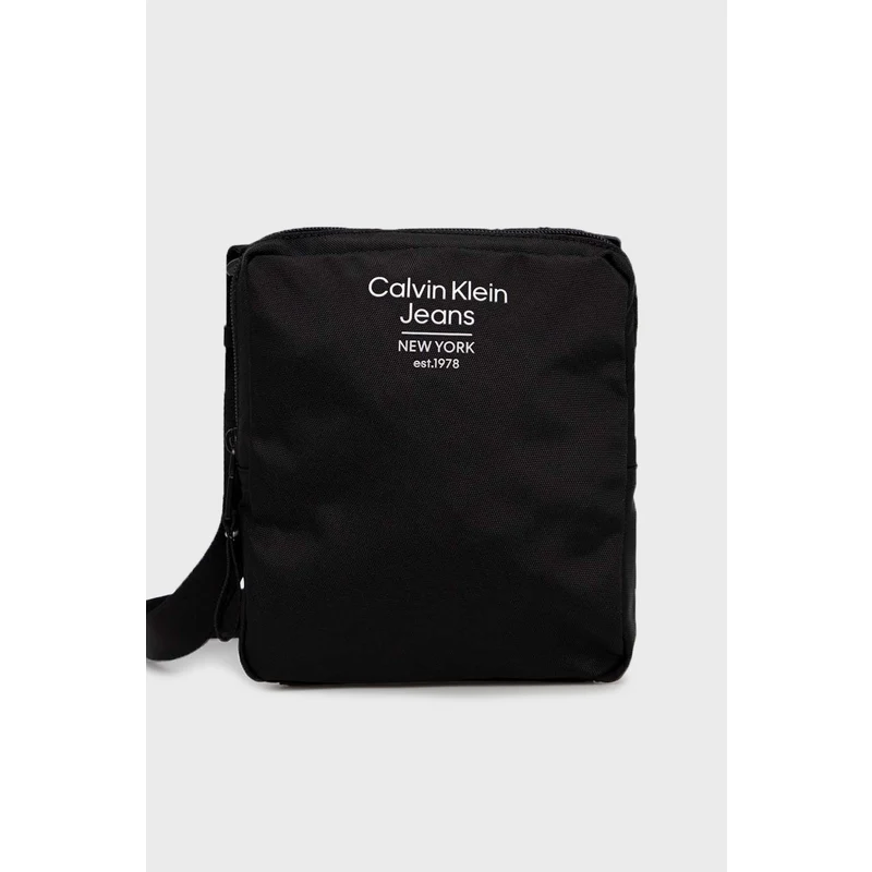 Calvin Klein Logolu Ayarlanabilir Askılı Erkek Çanta K50k510100 Bds Siyah