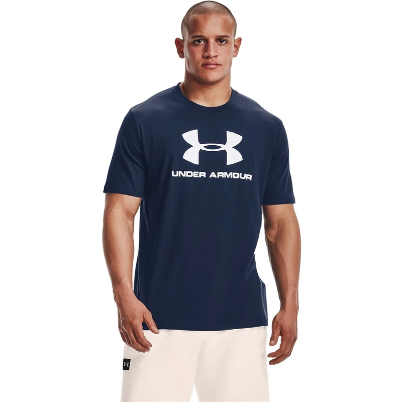 Under Armour Sportstyle Logo Lacivert T-Shirt
