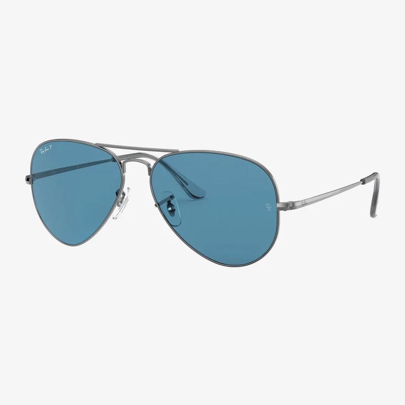 Ray-Ban 0Rb3689 Aviator Metal Ii Unisex Shiny Gunmetal Güneş Gözlüğü
