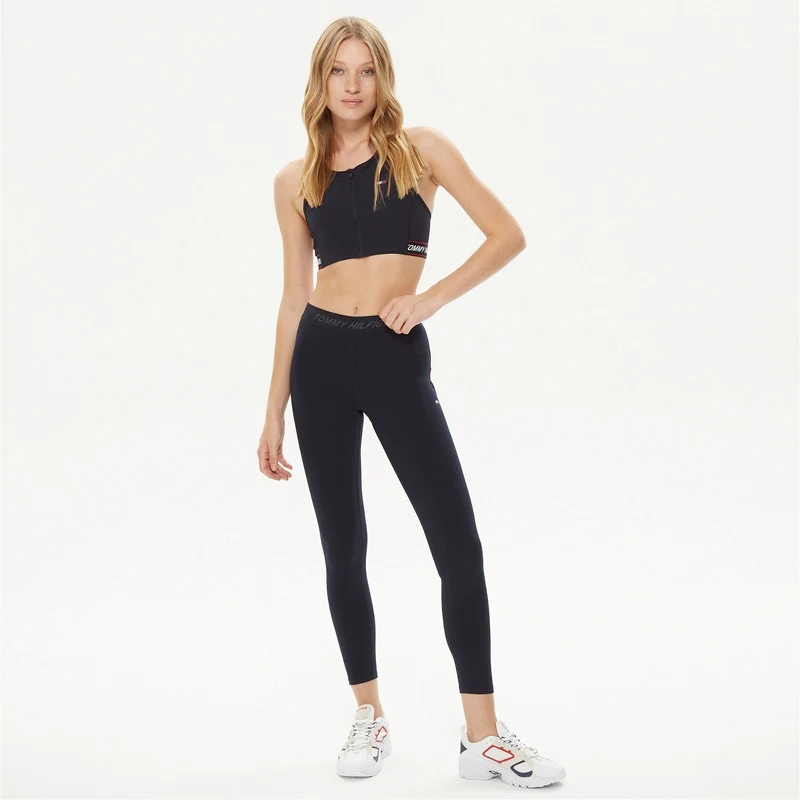Tommy Hilfiger Sport Full Length Skinny Fit Kadın Lacivert Tayt