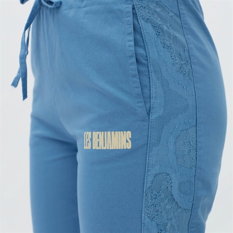 Les Benjamins Essentials Kadın Mavi Eşofman Altı