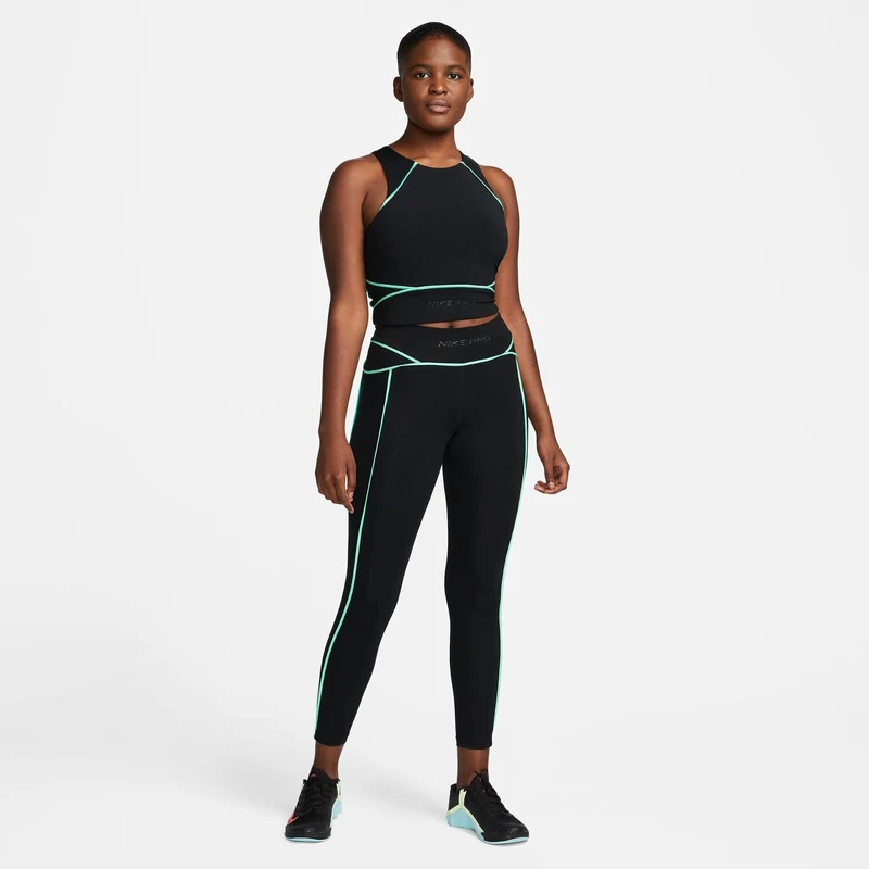 Nike Pro Dri-Fit Mid Rise 7/8 Membership Kadın Siyah Tayt
