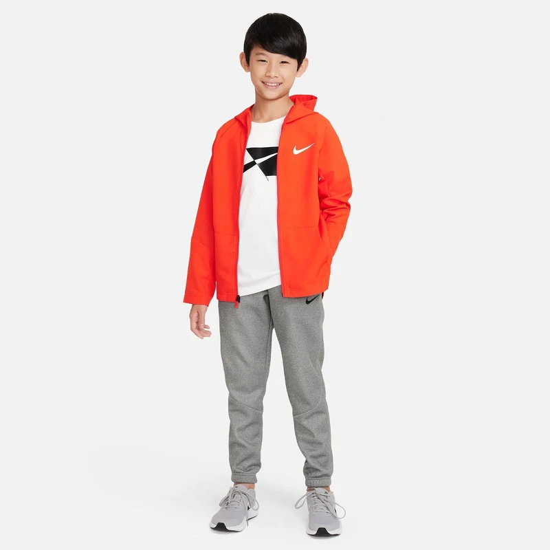 Nike Dri-Fit Woven Çocuk Kırmızı Ceket