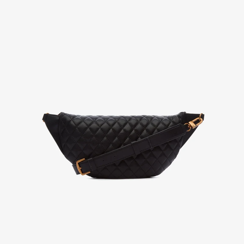 Guess Izzy Status Satchel Kadın Siyah Bel Çantası OE7805