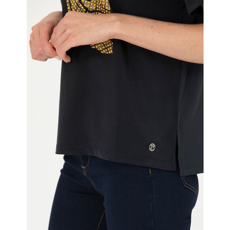 Pierre Cardin Antrasit Comfort Fit Örme Bluz