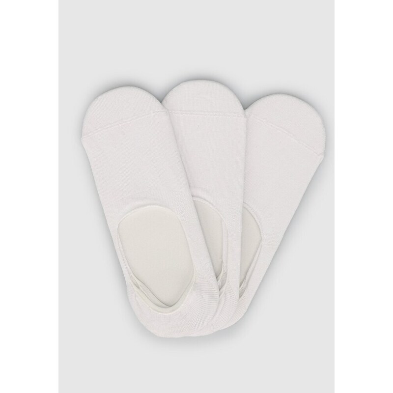 Beyaz Miovela MVB17 Beyaz 3' lü Babet Kadın Çorabı
