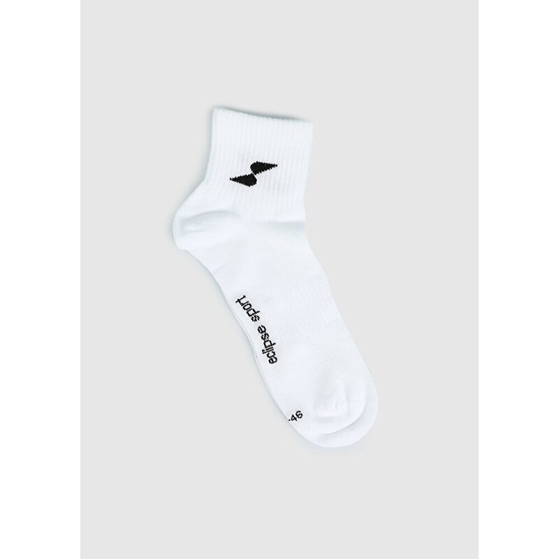 Beyaz Eclipse Sport ES002 Quarter Beyaz Çorap