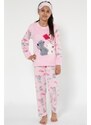 Akbeniz Well Soft Polar Kız Çocuk Pijama Takımı 4523