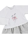 HelloBaby Kış Kız Bebek Tavşan Tema Elbise - Ekru