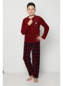 Akbeniz WelSoft Polar Erkek Çocuk Pijama Takımı 4530