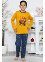 Akbeniz Çocuk Pamuk Uzun Kollu Pijama Takımı 4551