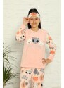 Akbeniz WelSoft Polar Kız Çocuk Pijama Takımı 4578