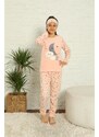 Akbeniz WelSoft Polar Kız Çocuk Pijama Takımı 4582
