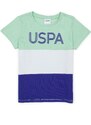 U.S. Polo Assn. Çocuk Mint Yeşili Bisiklet Yaka Tişört