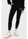 Versace Jeans Couture Versace % 100 Pamuk Regular Fit Cepli Jogger Spor Bayan Pantolon 73haat01 Cf00t G89 Siyah