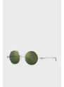 Emporio Armani Şeffaf Yuvarlak Güneş Erkek Gözlük 0ea501m 60216r 47 Kristal-koyu Yeşil