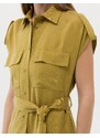 Pierre Cardin Yeşil Dokuma Elbise