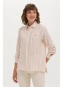 U.S. Polo Assn. Kadın Manolya Uzun Kollu Gömlek