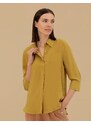 Pierre Cardin Yeşil Comfort Fit Uzun Kollu Gömlek