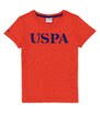 U.S. Polo Assn. Çocuk Kırmızı Bisiklet Yaka Tişört