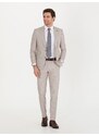 Pierre Cardin Açık Kahverengi Ekstra Slim Fit Takım Elbise