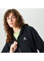 Converse Go-To Embroidered Star Chevron Zip Hoodie Unisex Siyah Sweatshirt